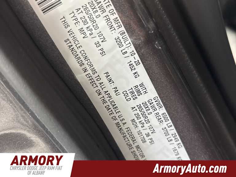 2021 Jeep Grand Cherokee 80th Anniversary