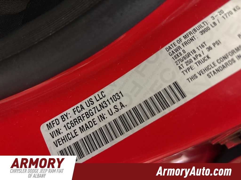 2020 RAM 1500 Big Horn