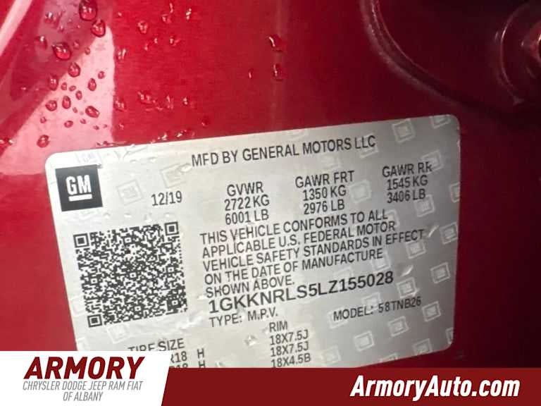 2020 GMC Acadia SLE