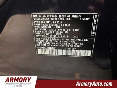 2018 Volkswagen Atlas 3.6L V6 S