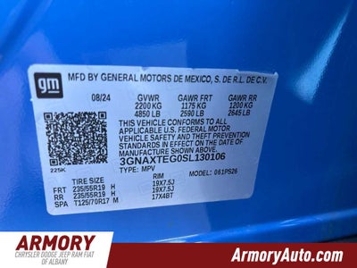 2025 Chevrolet Equinox AWD RS