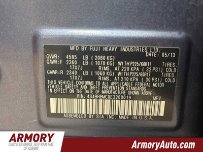 2014 Subaru Outback 2.5i Limited