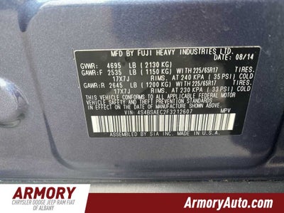 2015 Subaru Outback 2.5i Premium