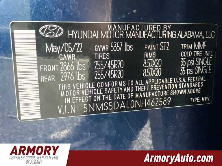 2022 Hyundai Santa Fe Calligraphy