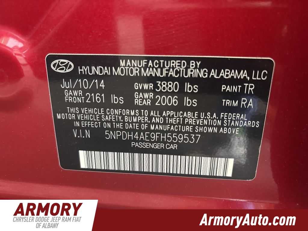 2015 Hyundai Elantra Limited