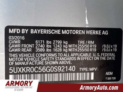 2016 BMW X5 xDrive35i xDrive35i