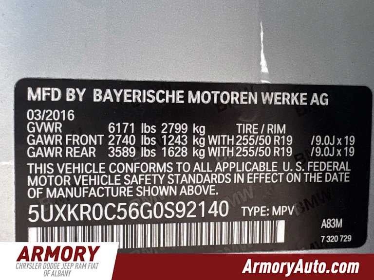 2016 BMW X5 xDrive35i xDrive35i
