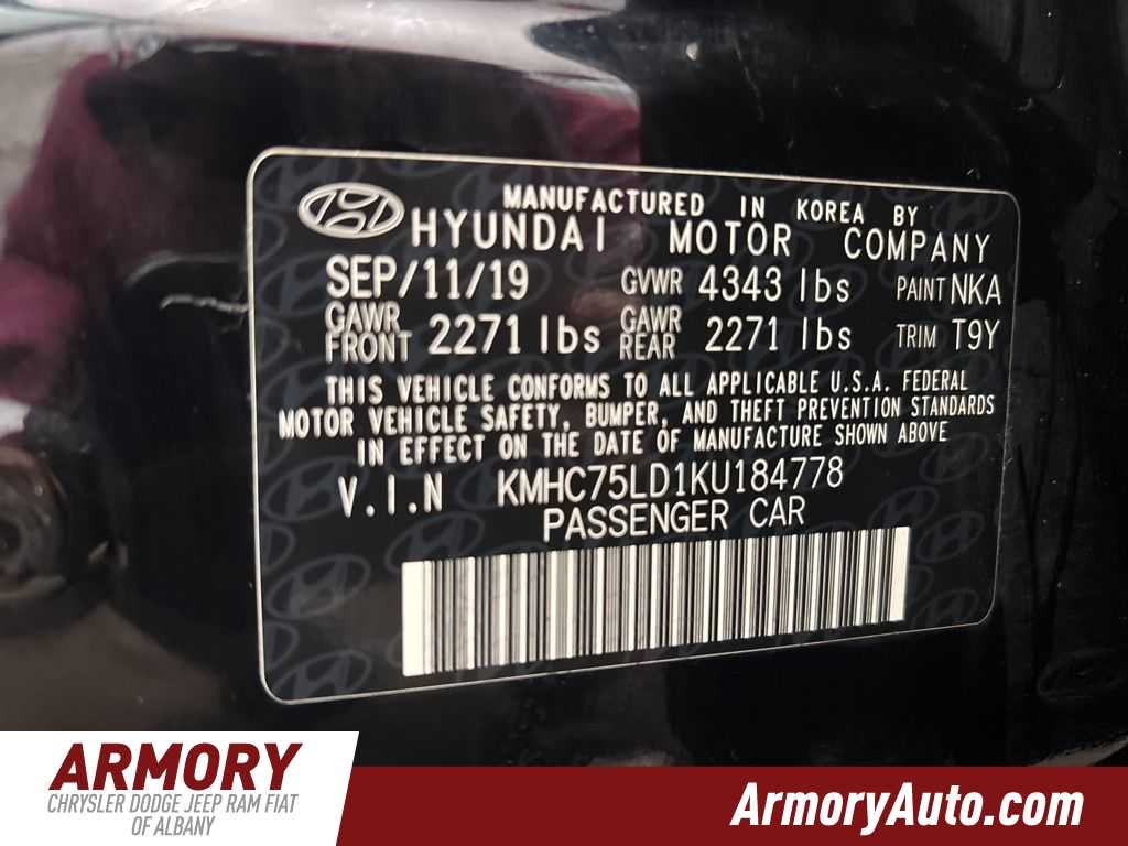 2019 Hyundai Ioniq Plug-In Hybrid Limited