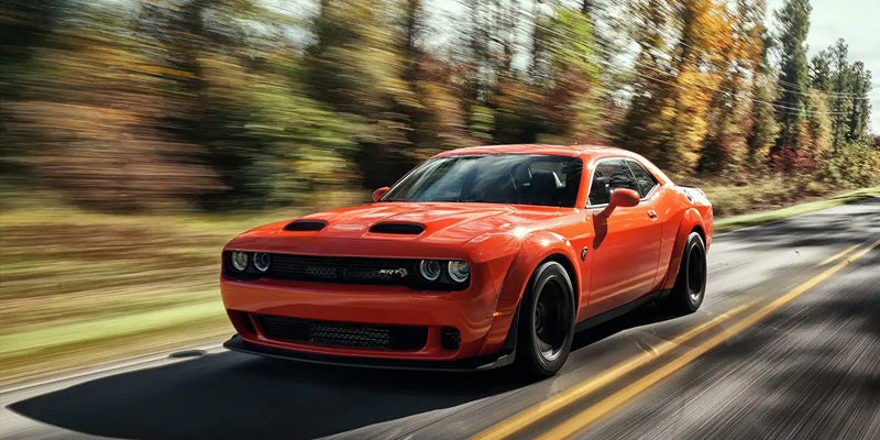 2023 dodge challenger on road